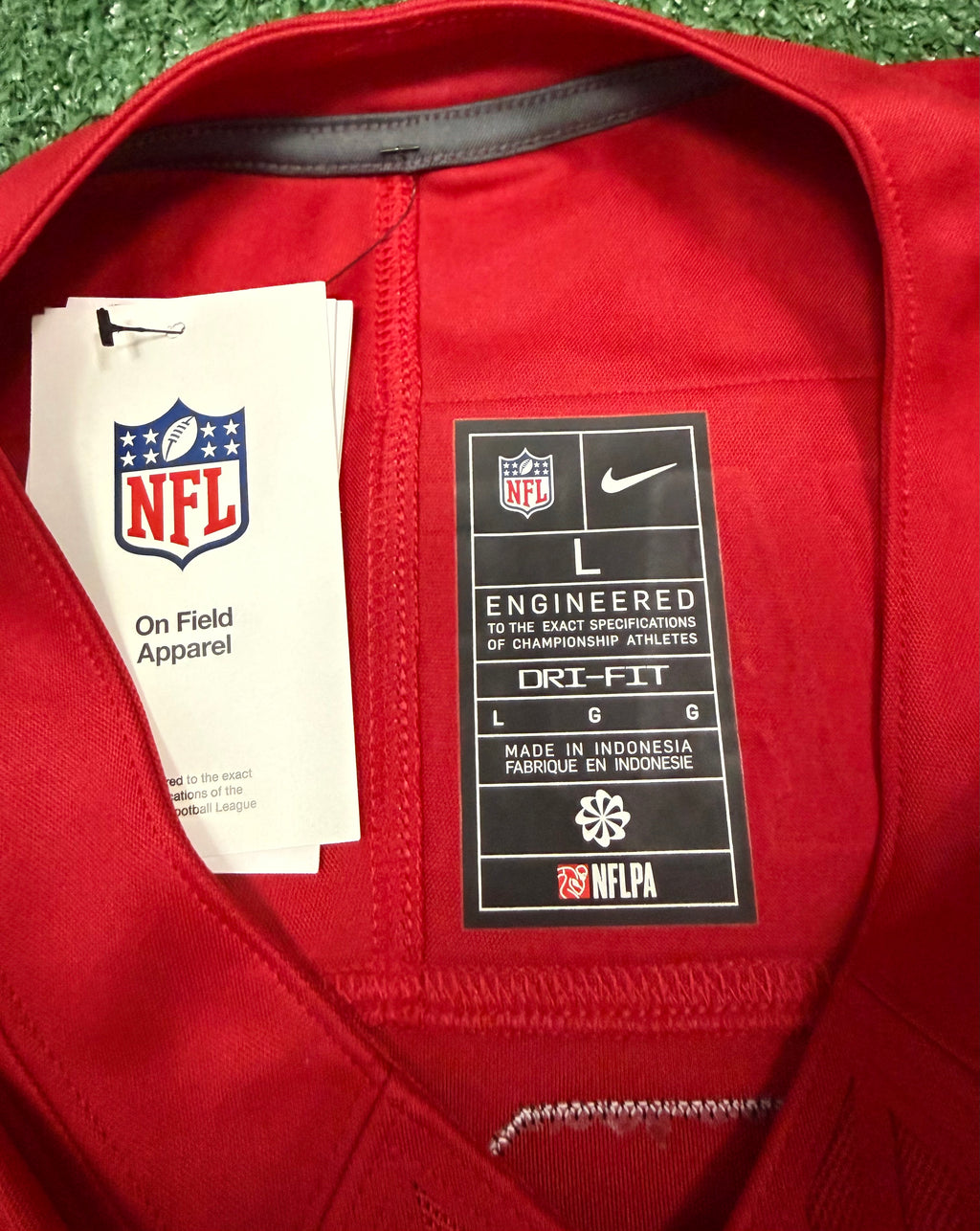 Fred Warner San Francisco 49ers Jersey #54 Nike Vapor Fuse Limited Stitched Red Size (Large) NFL