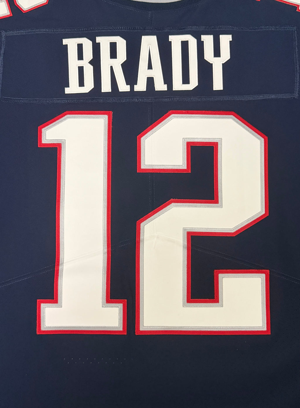 Tom Brady New England Patriots Jersey #12 Nike Vapor Elite Blue Size 40 (Medium) NFL