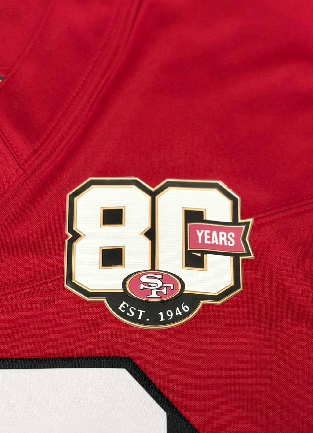 Christian McCaffrey San Francisco 49ers Jersey #23 Nike Vapor Fuse Limited Stitched Red Size (Large) NFL