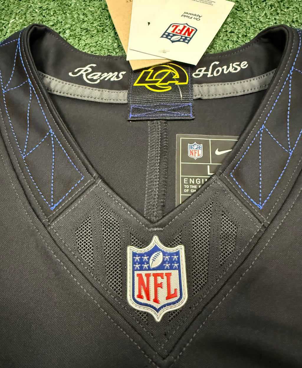 Puka Nacua Los Angeles Rams Jersey #12 Nike FUSE Rivalry Black Size (Large) NFL