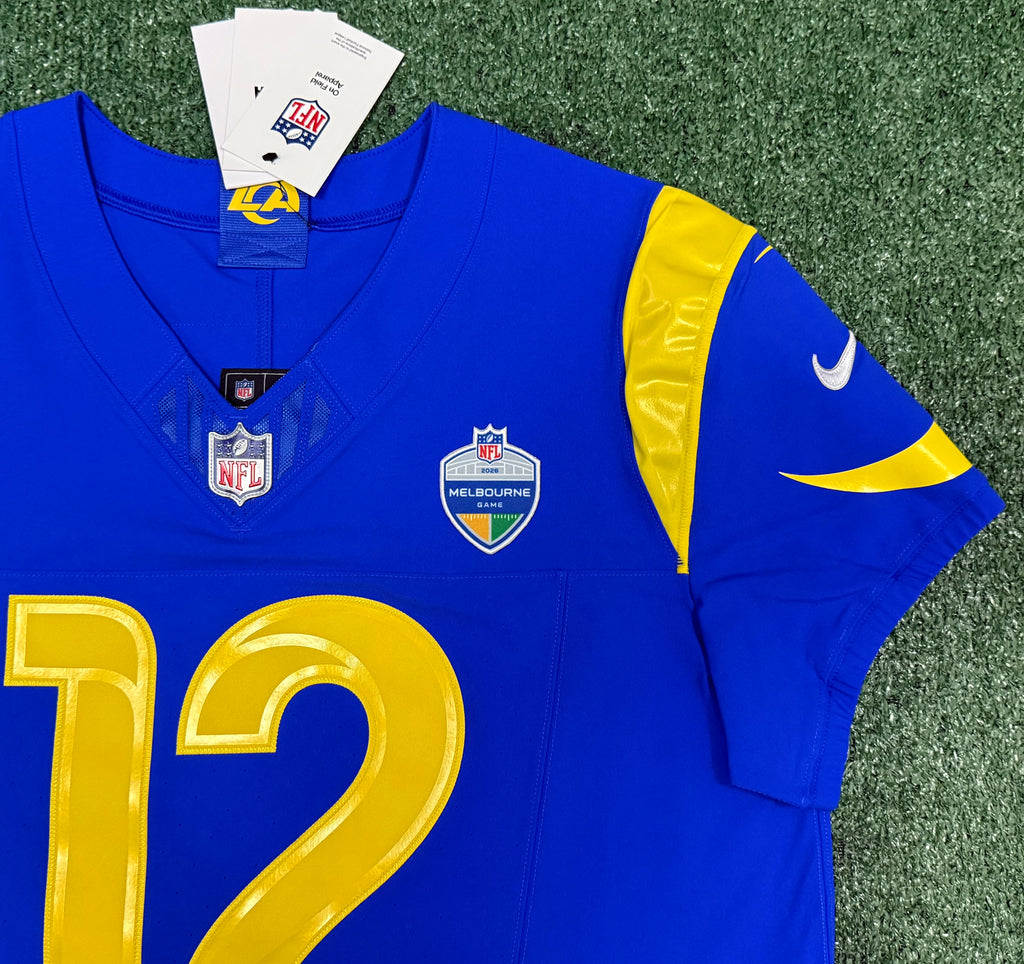 Puka Nacua Los Angeles Rams
Jersey #12 Nike Vapor FUSE Elite blue Size 44 (Large) NFL