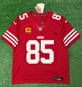 George Kittle San Francisco 49ers Jersey #85 Nike Vapor Fuse Limited Stitched Red Size (Large) NFL