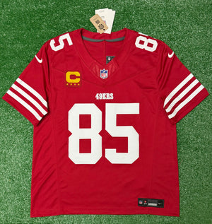 George Kittle San Francisco 49ers Jersey #85 Nike Vapor Fuse Limited Stitched Red Size (Large) NFL