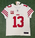 Brock Purdy San Francisco 49ers Jersey #13 Nike Vapor FUSE Elite White Size 40 (Medium) NFL