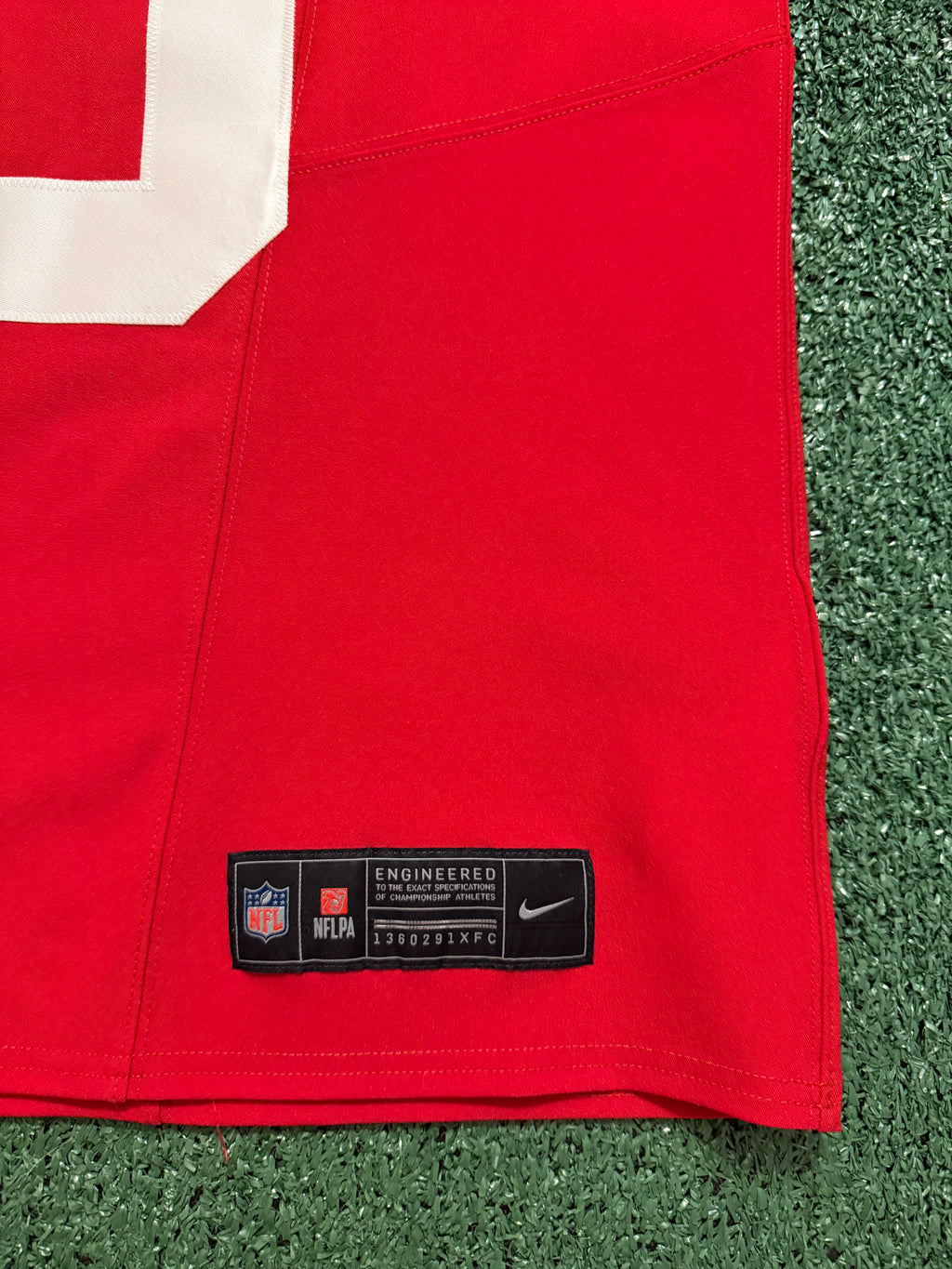 Brock Purdy San Francisco 49ers Jersey #13 Nike Vapor FUSE Elite Red Size 44 (Large) NFL