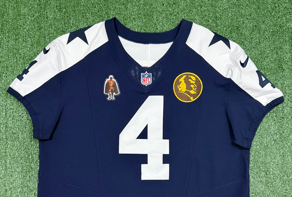 Dak Prescott Dallas Cowboys Jersey #4 Nike Vapor Fuse Elite Navy Size 48 (XL) NFL