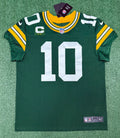 Jordan Love Green Bay Packers Jersey #10 Nike Vapor Elite Green Size 44 (Large) NFL