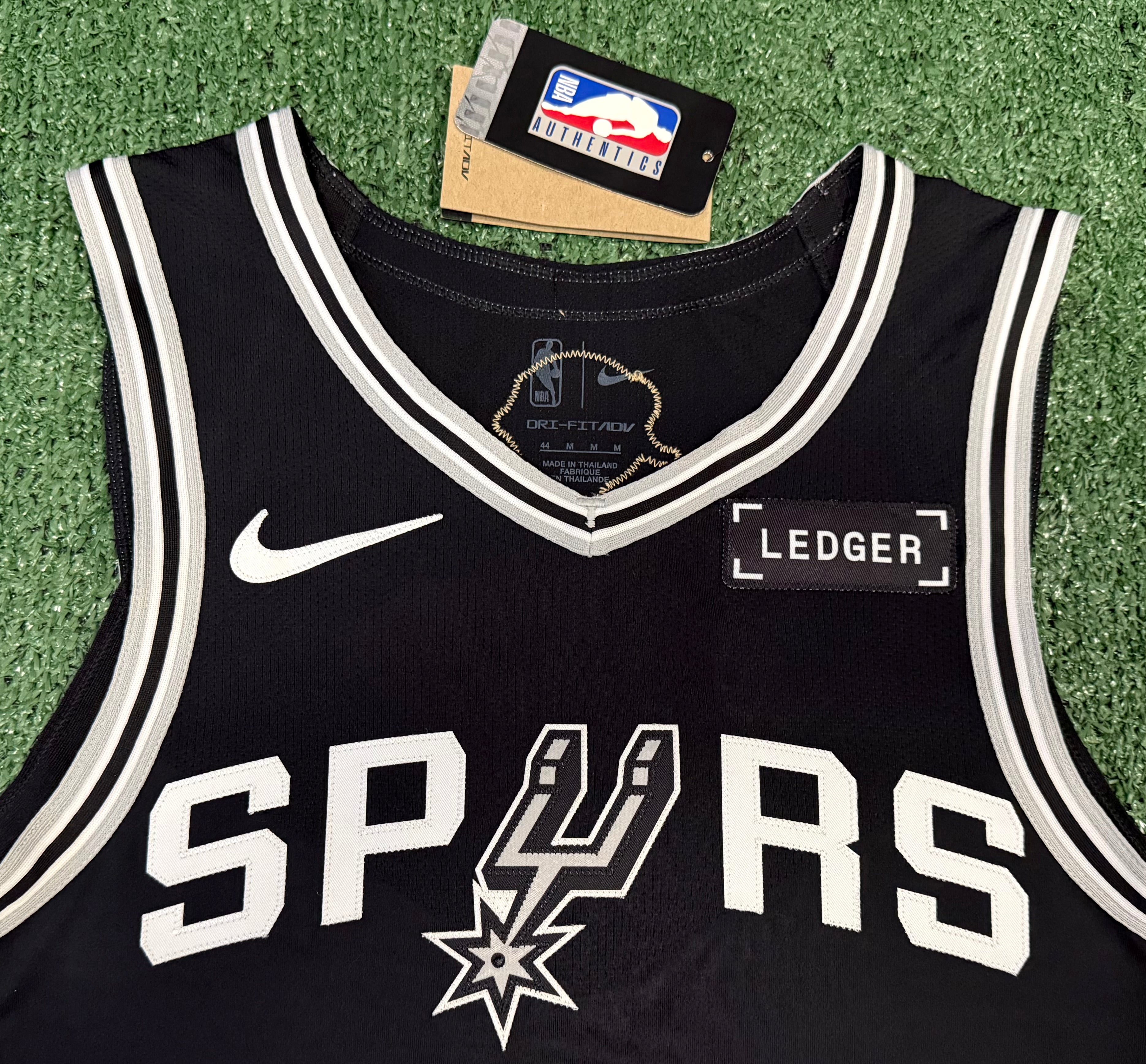 Victor Wembanyama San Antonio Spurs Jersey #1 Nike ADV Authentic Black Size 44 (M) NBA
