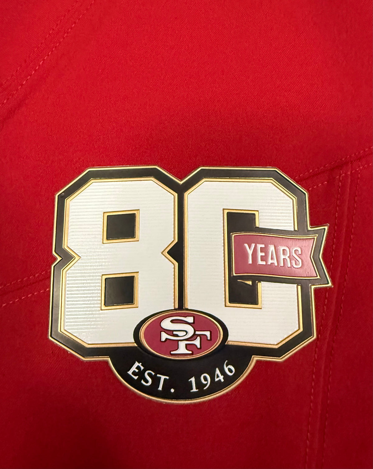 Fred Warner San Francisco 49ers Jersey #54 Nike Vapor FUSE Elite Red Size 40 (Medium) NFL