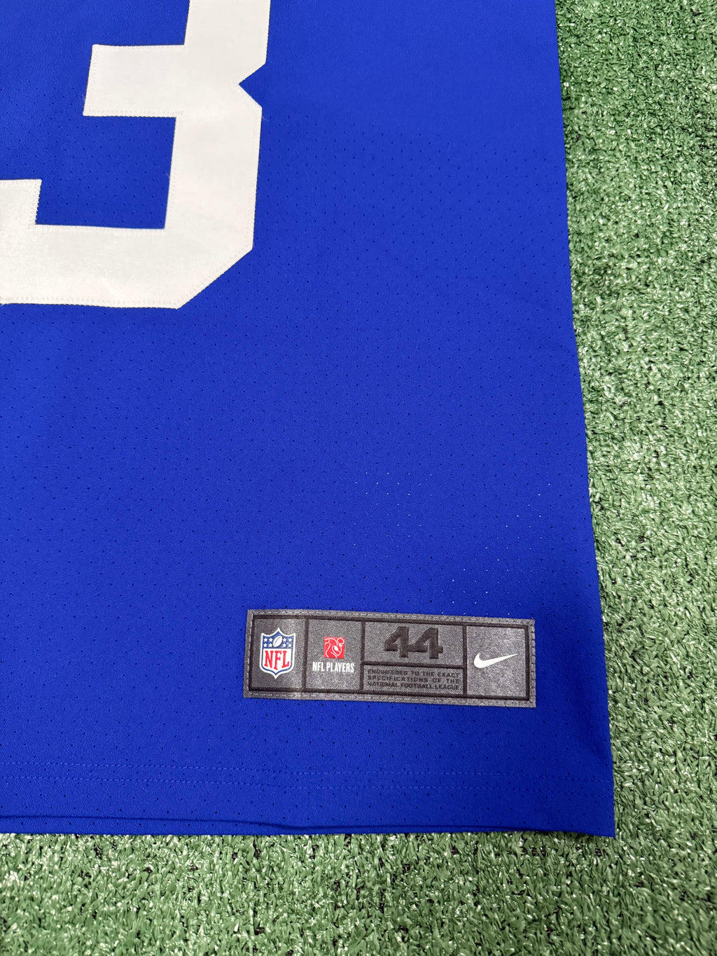 Odell Beckham Jr New York Giants Jersey #13 Nike Vapor Elite Blue Size 44 (Large) NFL