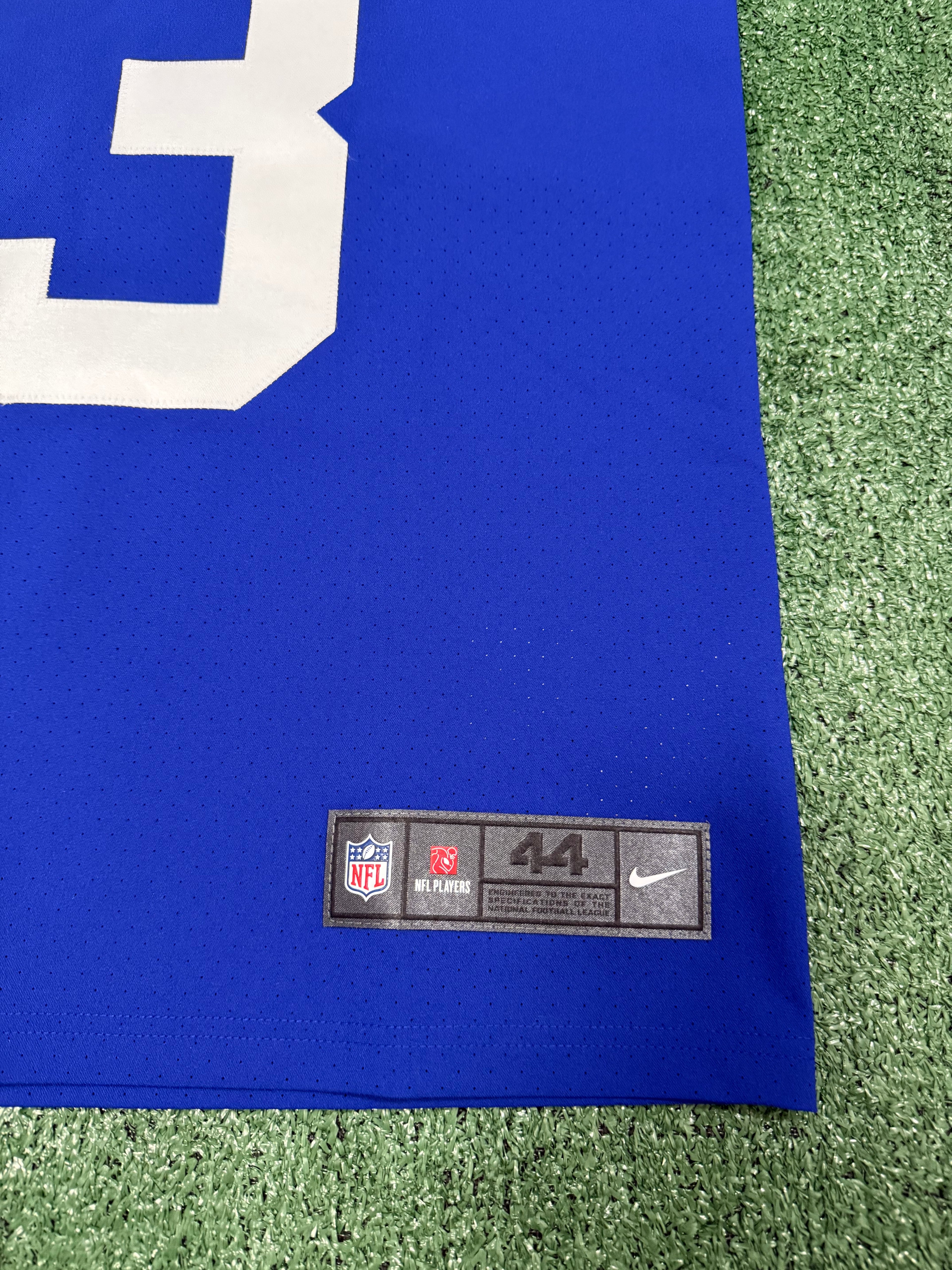 Odell Beckham Jr New York Giants Jersey #13 Nike Vapor Elite Blue Size 44 (Large) NFL