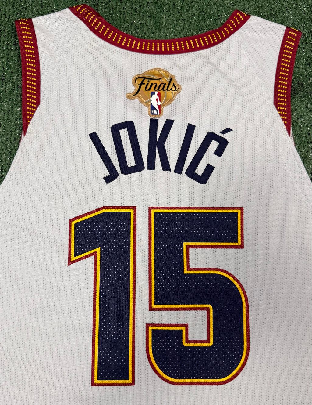 Nikola Jokic Denver Nuggets Jersey #15 Nike ADV Authentic White Size 48 (L) NBA