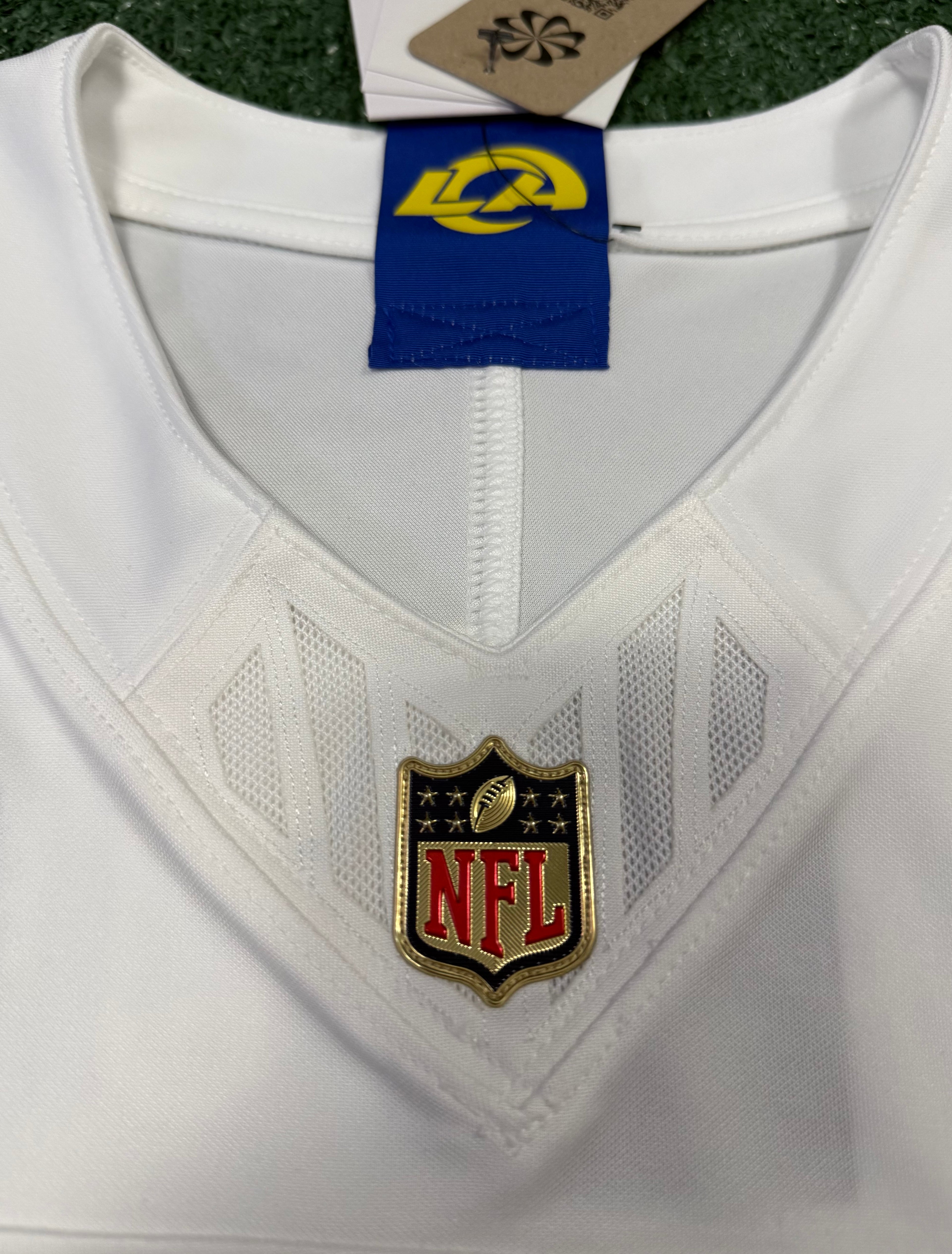Matthew Stafford Los Angeles Rams Jersey #9 Nike Vapor Fuse Limited Stitched White Size (Medium) NFL