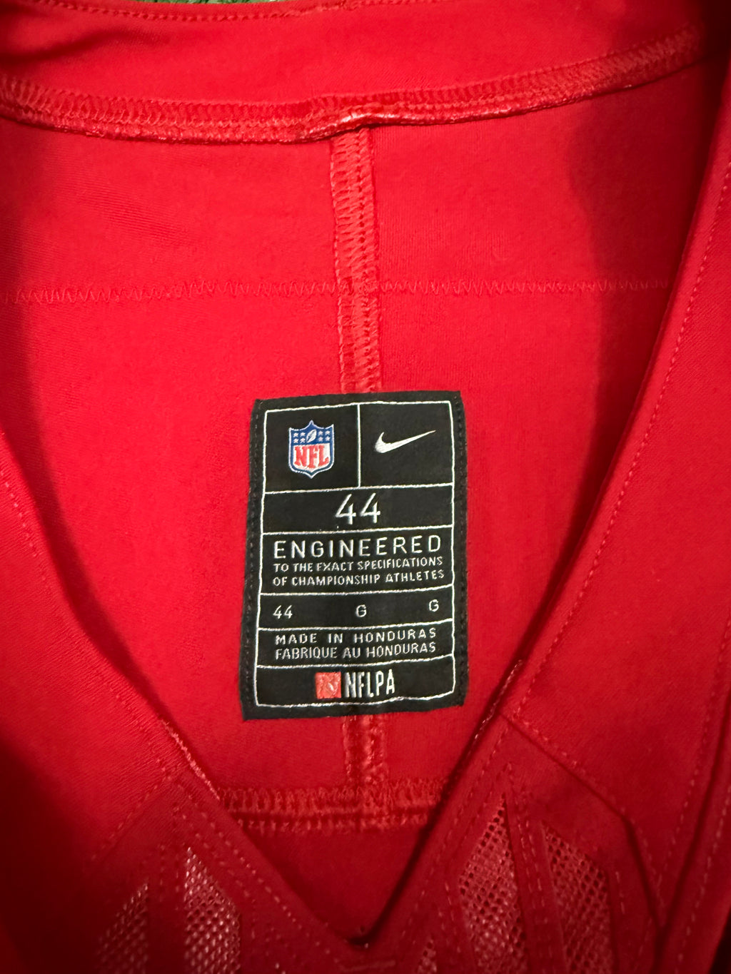 Nick Bosa San Francisco 49ers
Jersey #97 Nike Vapor FUSE Elite red Size 44 (Large) NFL