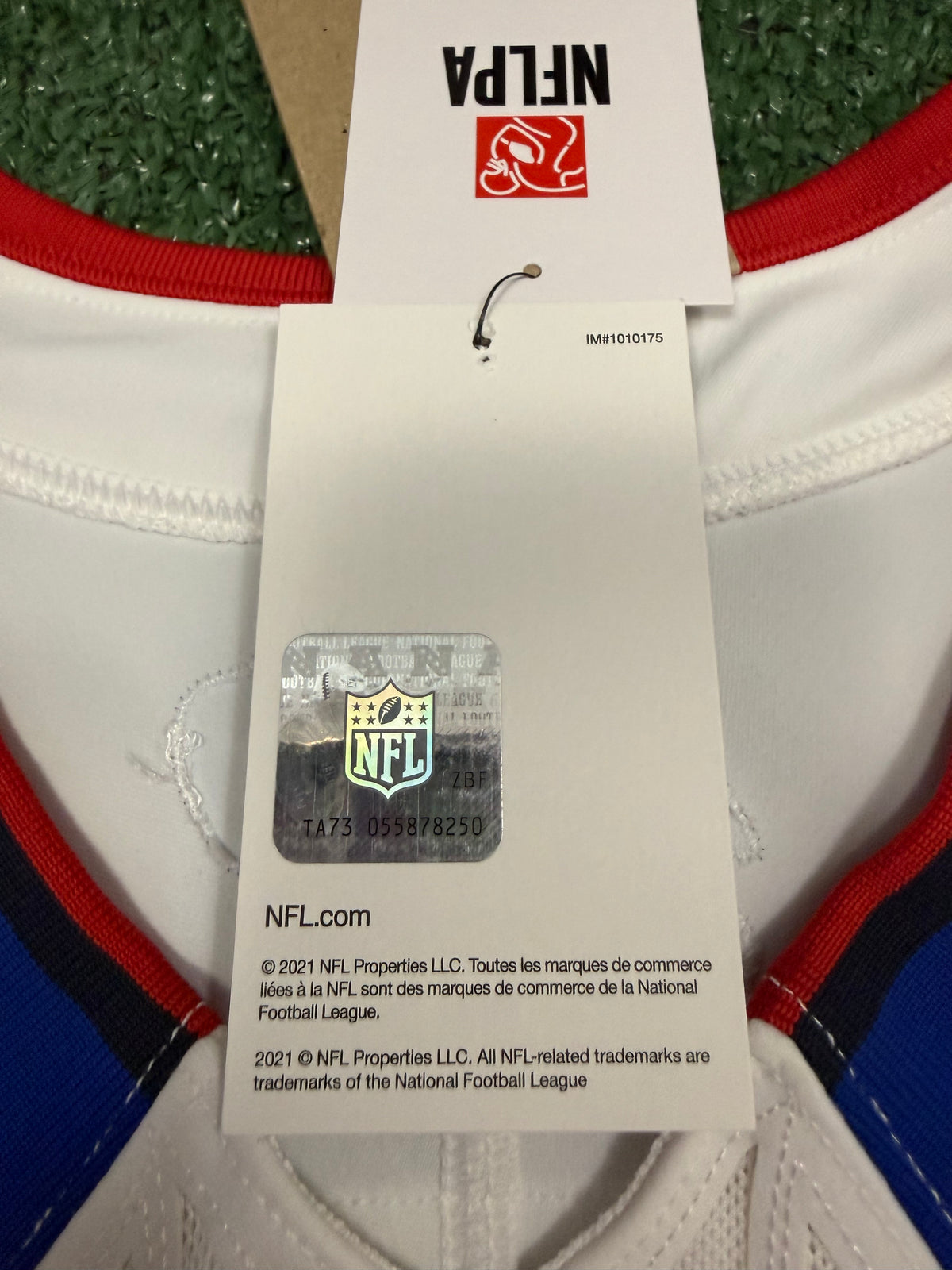 Josh Allen Buffalo Bills Jersey #17 Nike Vapor Fuse Elite White Size 44 (L) NFL