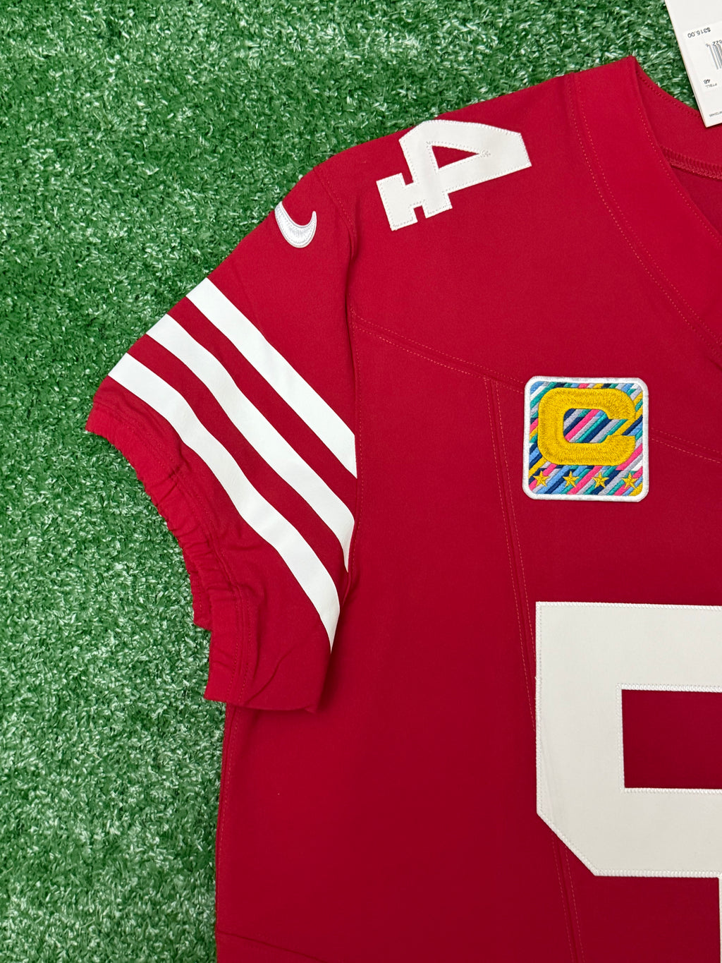 Fred Warner San Francisco 49ers Jersey #54 Nike Vapor FUSE Elite Red Size 48 (XL) NFL