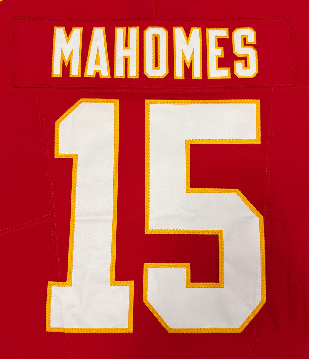 Patrick Mahomes Kansas City Chiefs Jersey #15 Nike Vapor FUSE Elite Red Size 52 (XXL) NFL