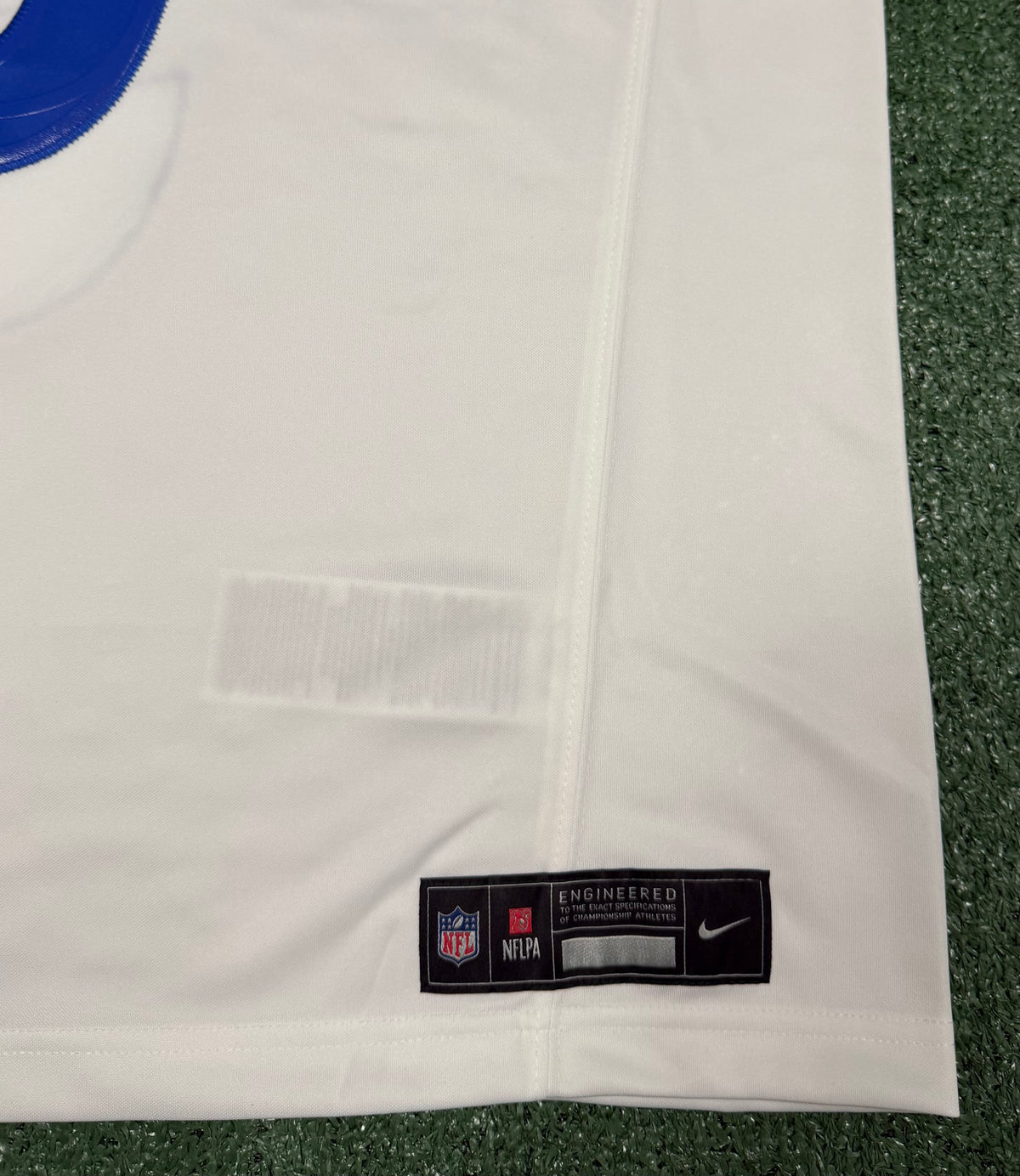 Matthew Stafford Los Angeles Rams Jersey #9 Nike Vapor Fuse Limited Stitched White Size (XL) NFL