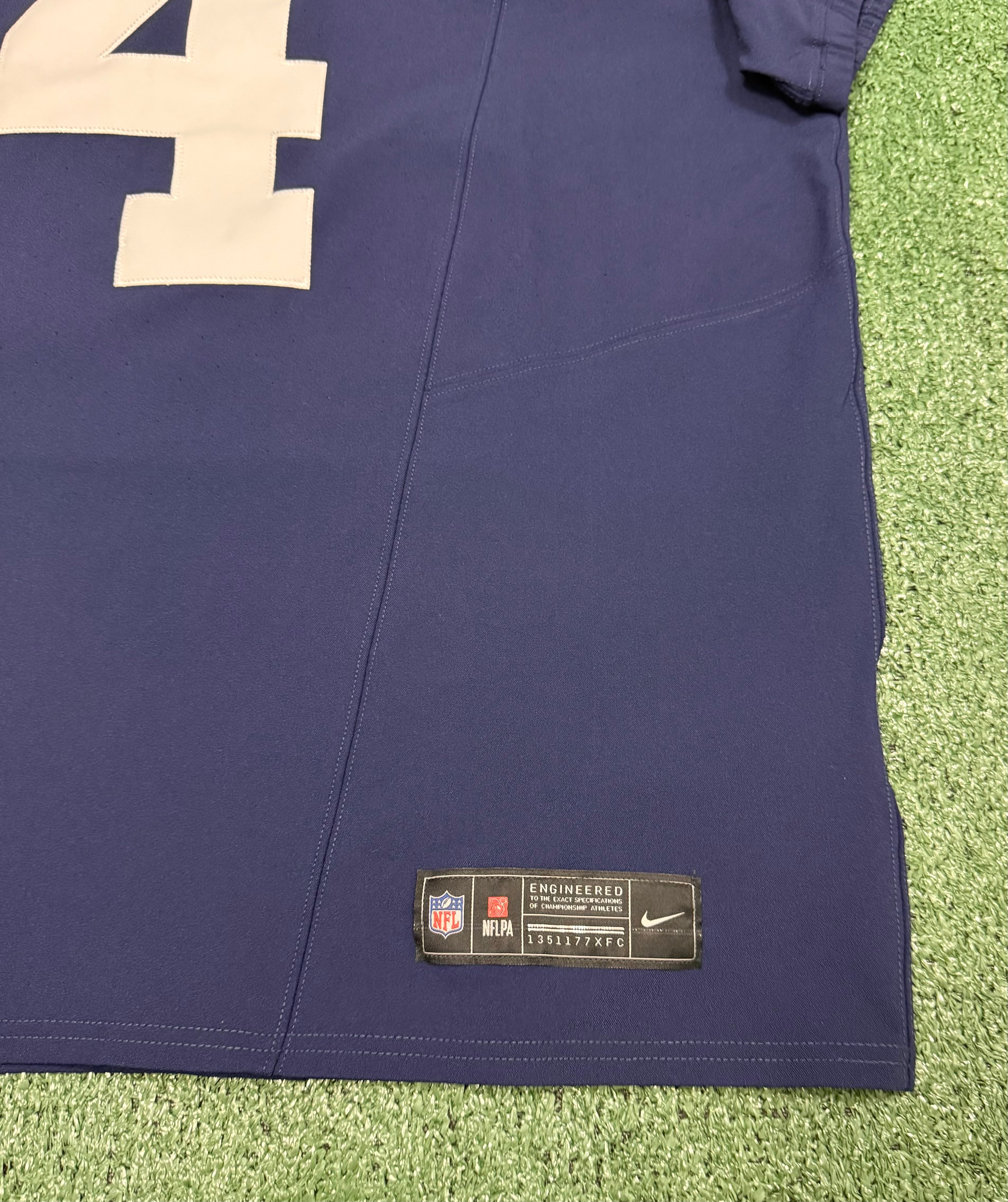 Dak Prescott Dallas Cowboys Jersey #4 Nike Vapor Fuse Elite Navy Size 48 (XL) NFL