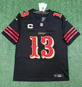 Brock Purdy San Francisco 49ers Jersey #13 Nike Vapor Fuse Limited Rivalry Black Size (Medium) NFL
