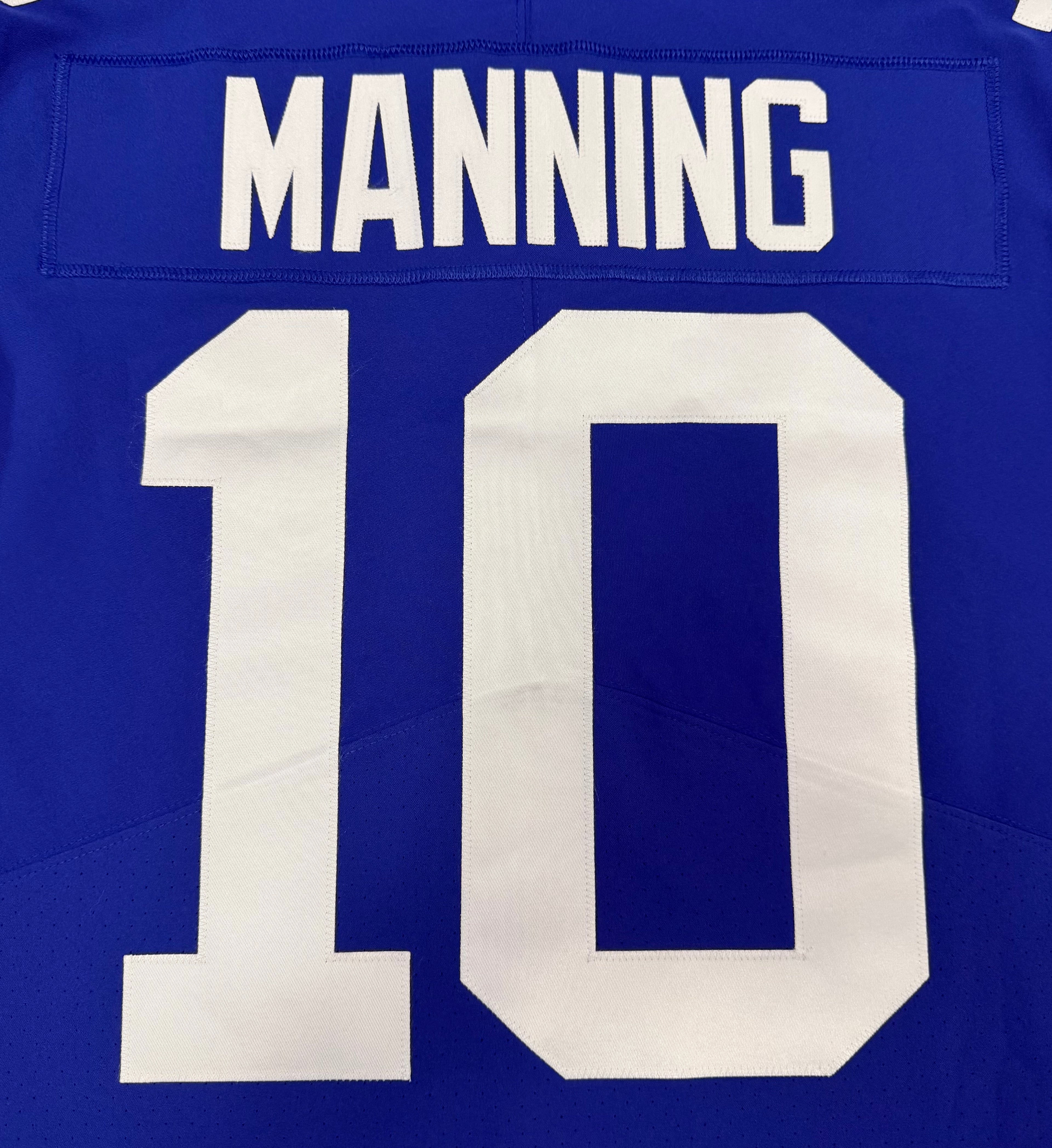 Eli Manning New York Giants Jersey #10 Nike Vapor Elite Blue Size 44 (Large) NFL