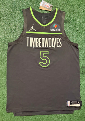Anthony Edwards Minnesota Timberwolves Jersey #5 Nike ADV Authentic Gray Size 48 (L) NBA