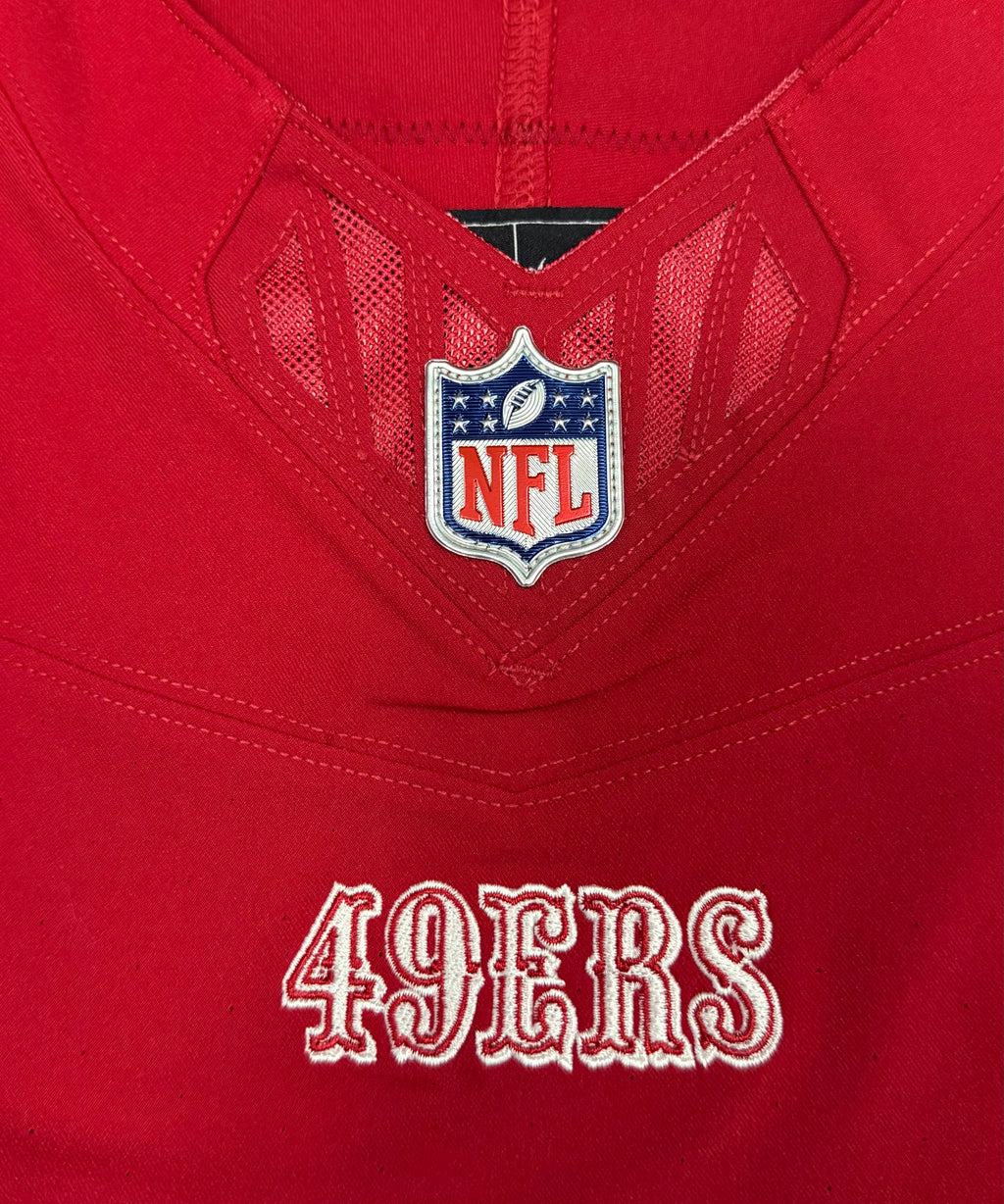 Brock Purdy San Francisco 49ers Jersey #13 Nike Vapor FUSE Elite Red Size 44 (Large) NFL