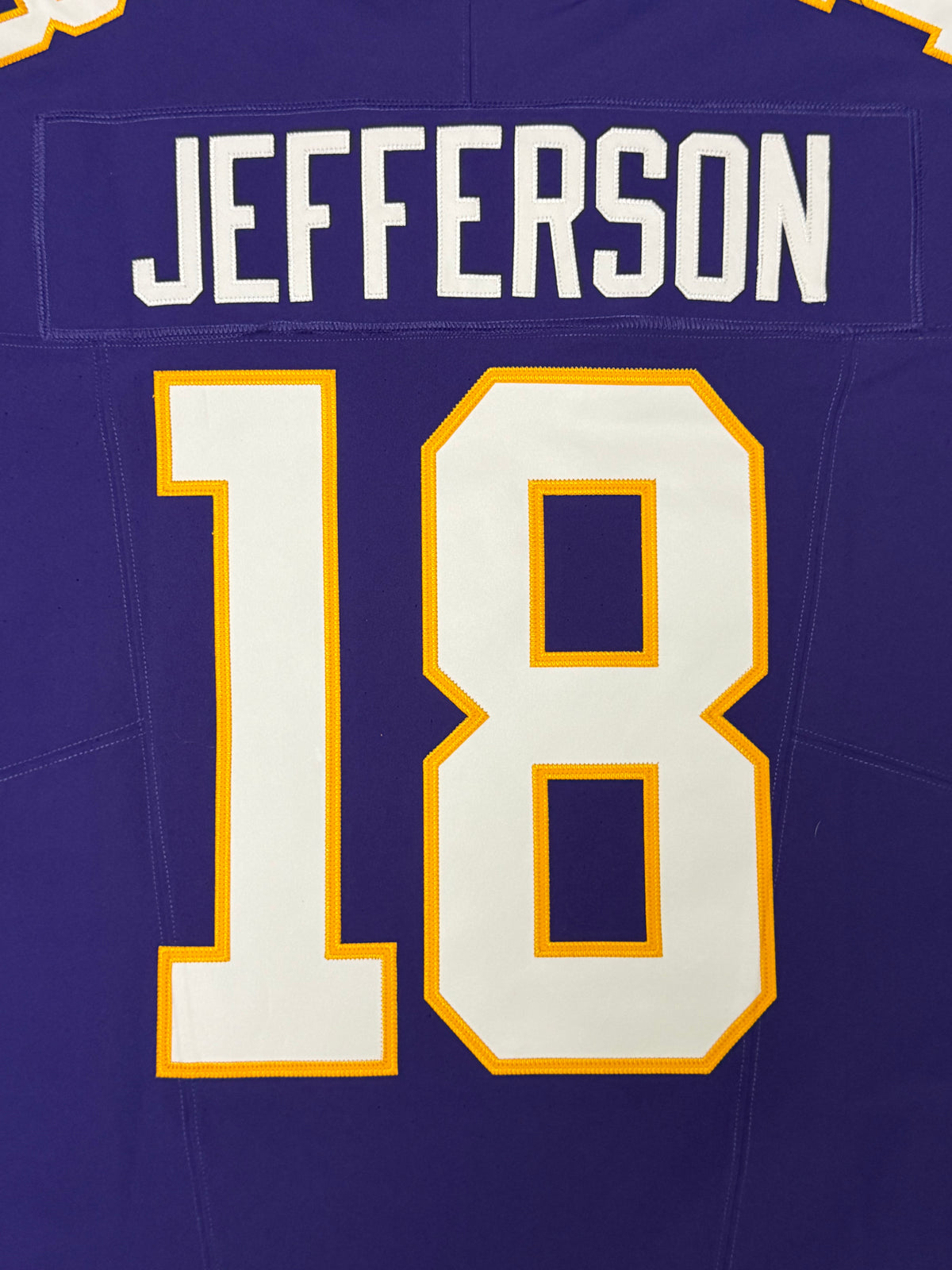 Justin Jefferson Minnesota Vikings Jersey #18 Nike Vapor FUSE Elite Purple Size 48 (XL) NFL