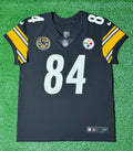 Antonio Brown Pittsburgh Steelers Jersey #84 Nike Vapor Elite Black Size 44 (Large) NFL