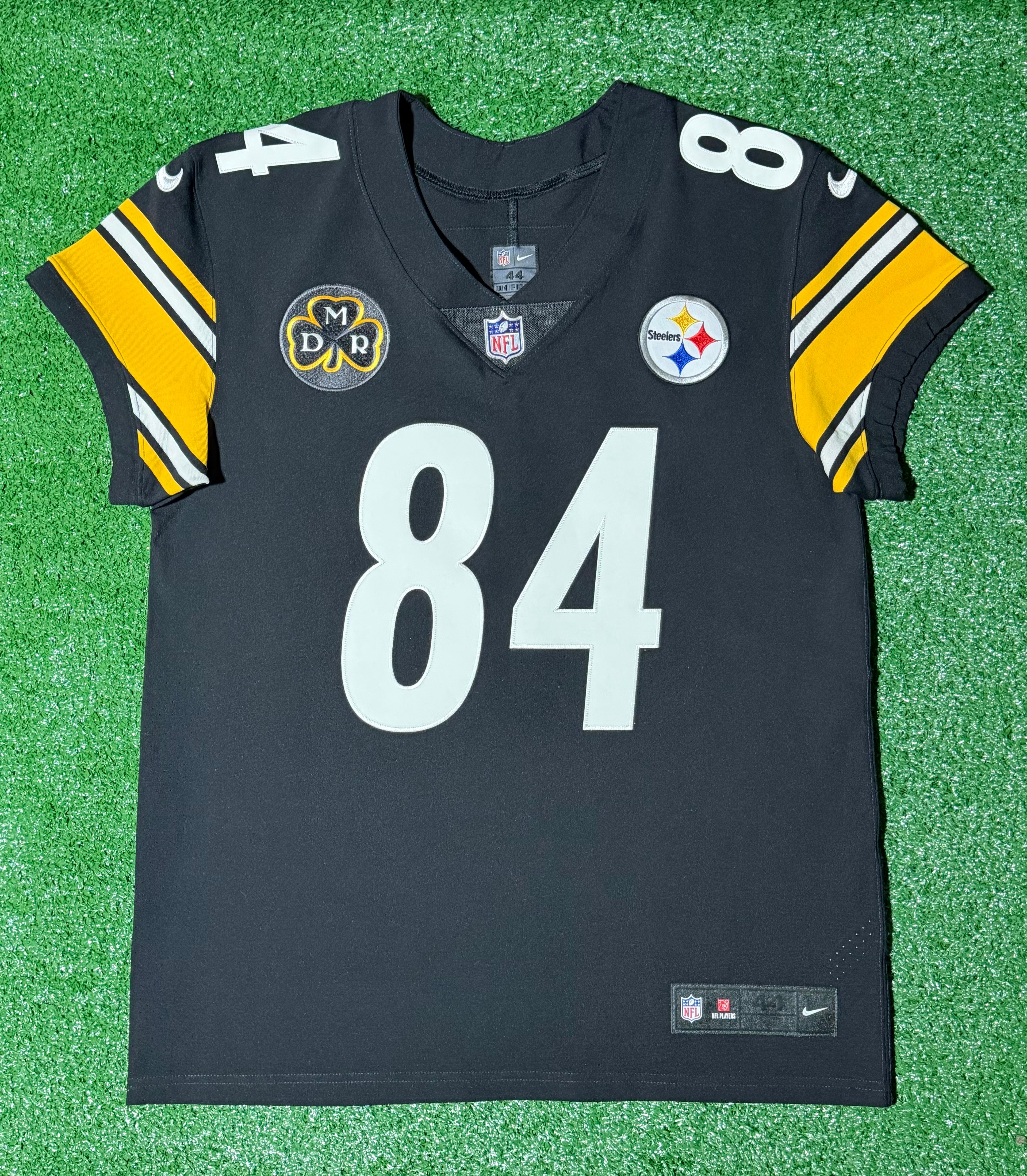 Antonio Brown Pittsburgh Steelers Jersey #84 Nike Vapor Elite Black Size 44 (Large) NFL
