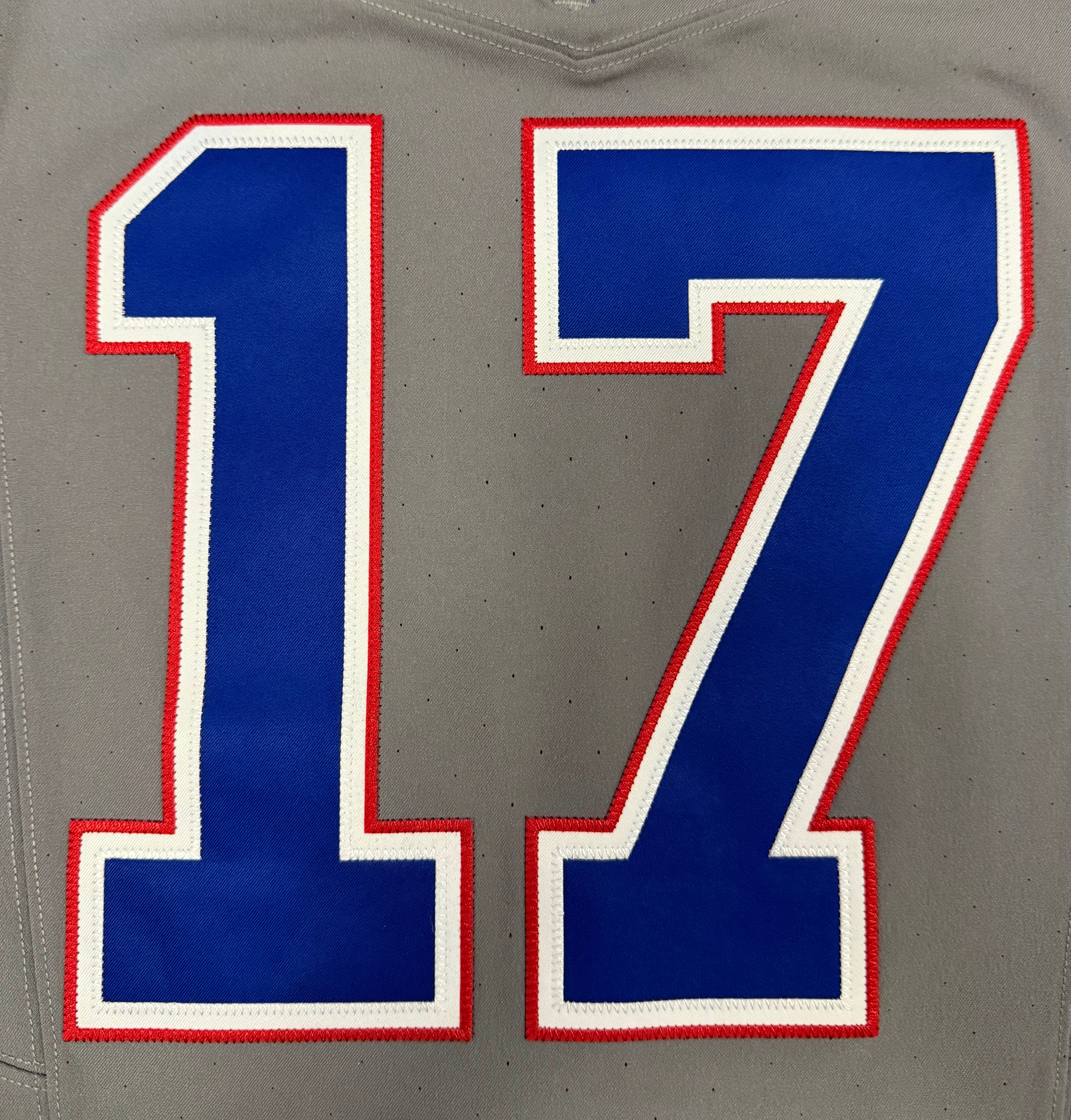 Josh Allen Buffalo Bills Jersey #17 Nike Vapor Fuse Elite Gray Size 44 (L) NFL
