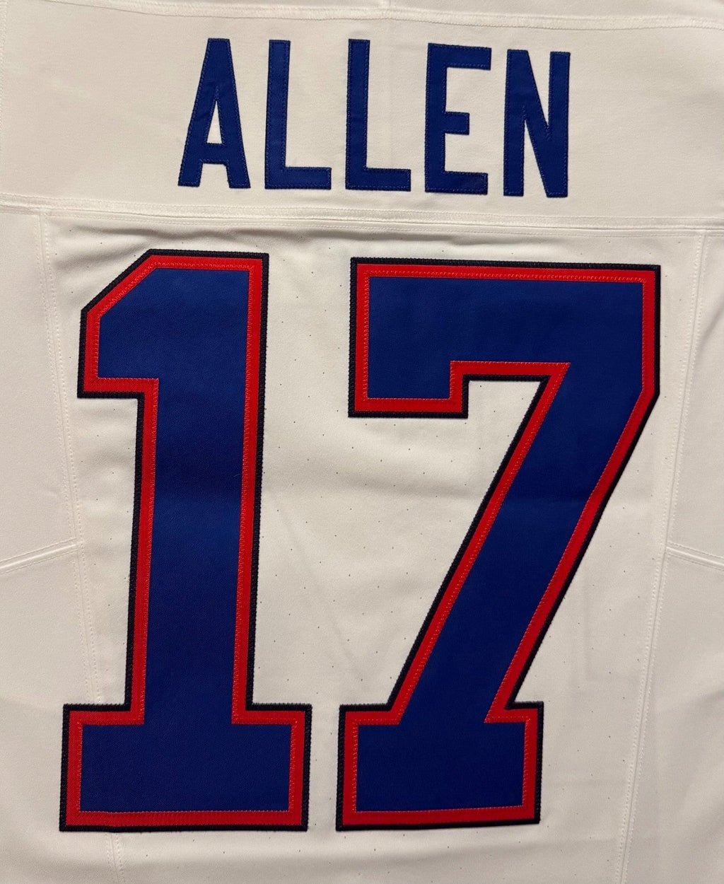 Josh Allen Buffalo Bills Jersey #17 Nike Vapor Fuse Elite White Size 44 (L) NFL