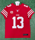 Brock Purdy San Francisco 49ers Jersey #13 Nike Vapor FUSE Elite Red Size 40 (Medium) NFL