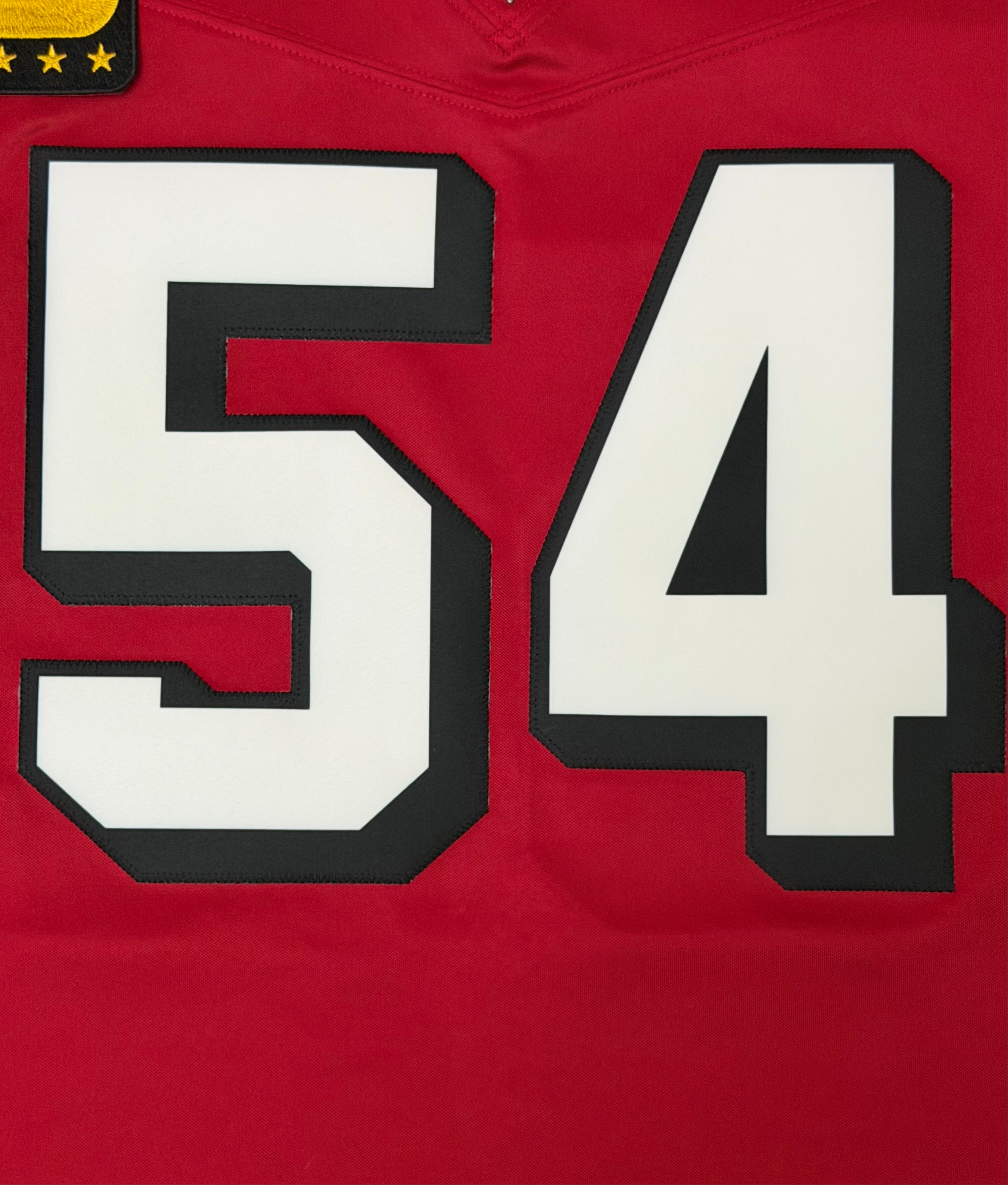 Fred Warner San Francisco 49ers Jersey #54 Nike Vapor Fuse Limited Stitched Red Size (Medium) NFL