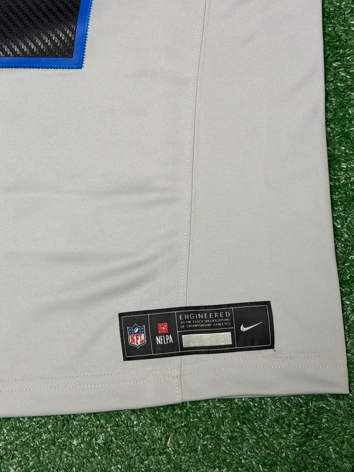 Amon Ra St Brown Detroit Lions Jersey #14 Nike Vapor FUSE Rivalry Gray Size (Large) NFL