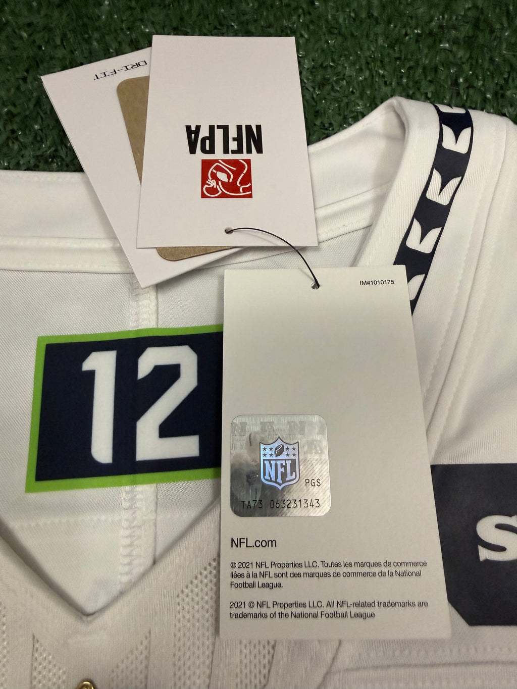 Jaxon Smith-Njigba Seattle Seahawks Jersey #11 Nike Vapor FUSE Limited White Size (Large) NFL