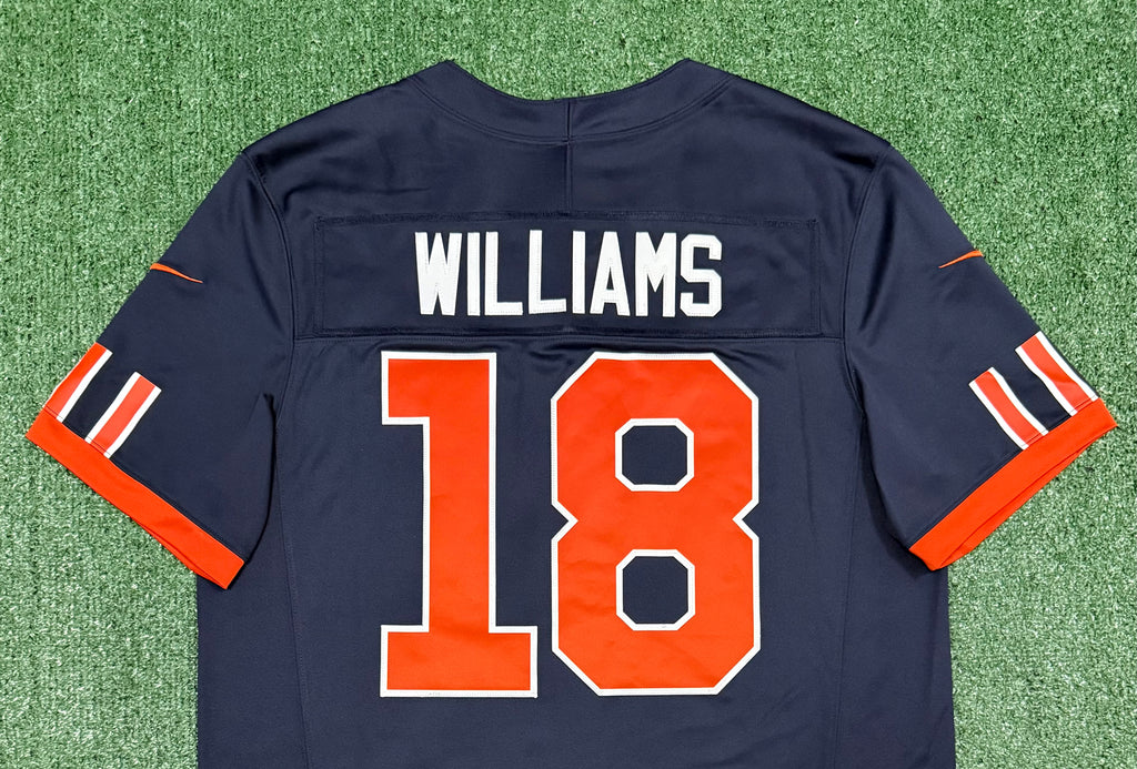 Caleb Williams Chicago Bears Jersey #18 Nike FUSE Rivalry Navy Size (Large) NFL