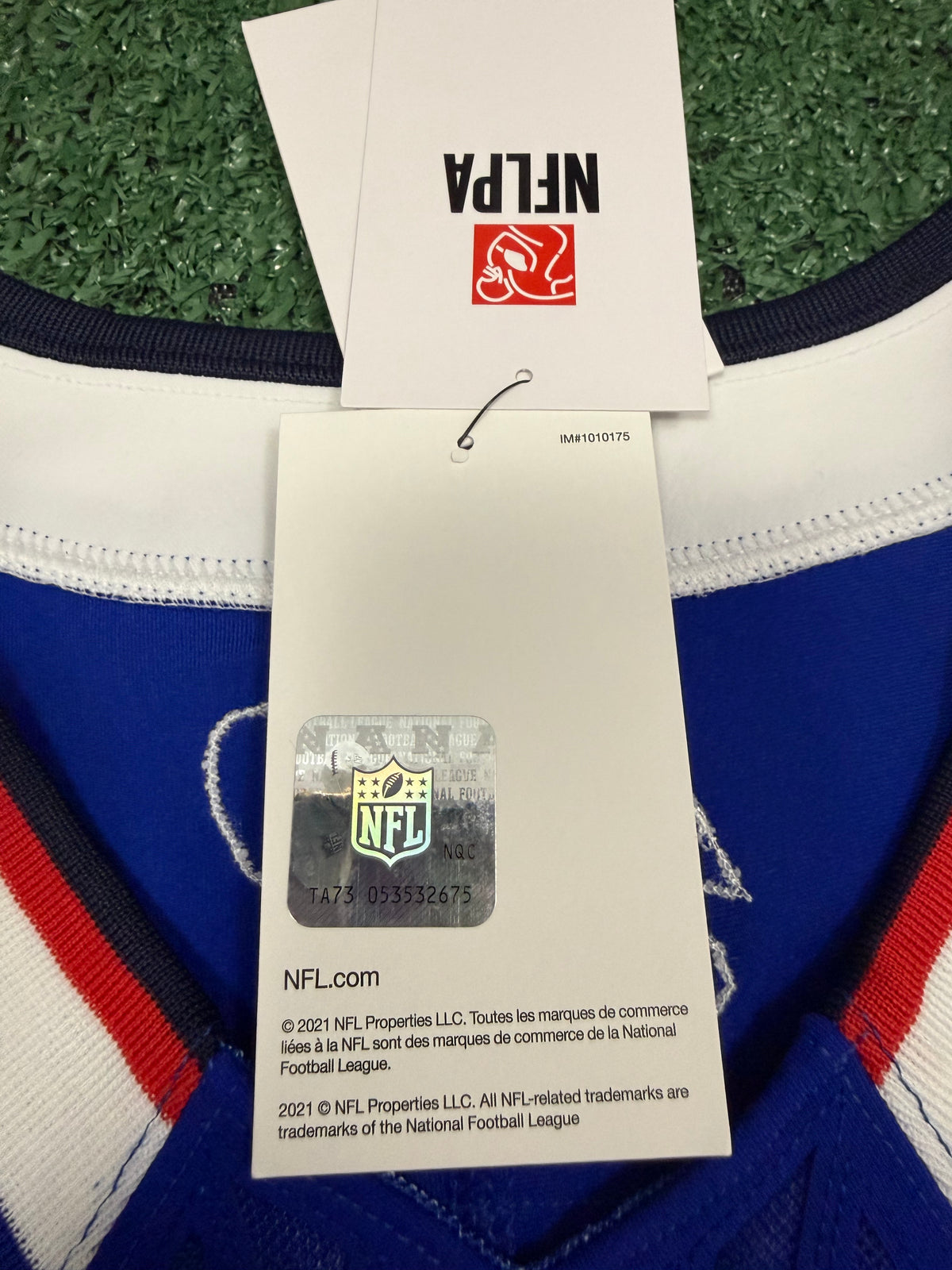Josh Allen Buffalo Bills Jersey #17 Nike Vapor Fuse Elite Blue Size 40 (M) NFL
