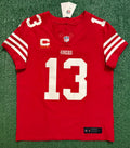 Brock Purdy San Francisco 49ers Jersey #13 Nike Vapor FUSE Elite Red Size 44 (Large) NFL