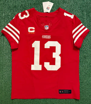 Brock Purdy San Francisco 49ers Jersey #13 Nike Vapor FUSE Elite Red Size 44 (Large) NFL