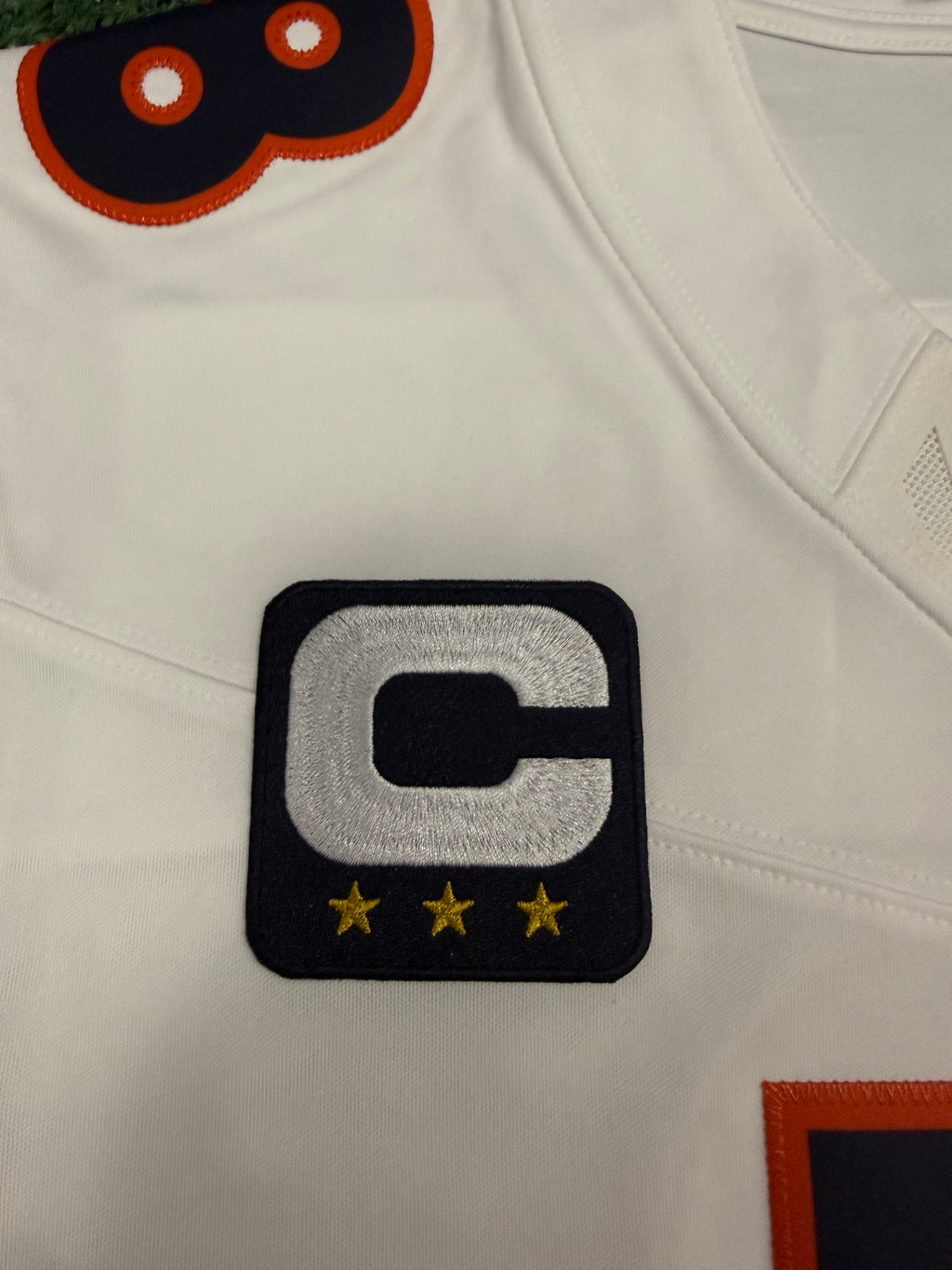 Caleb Williams Chicago Bears Jersey #18 Nike Vapor FUSE Stitched Limited White Size (Medium) NFL