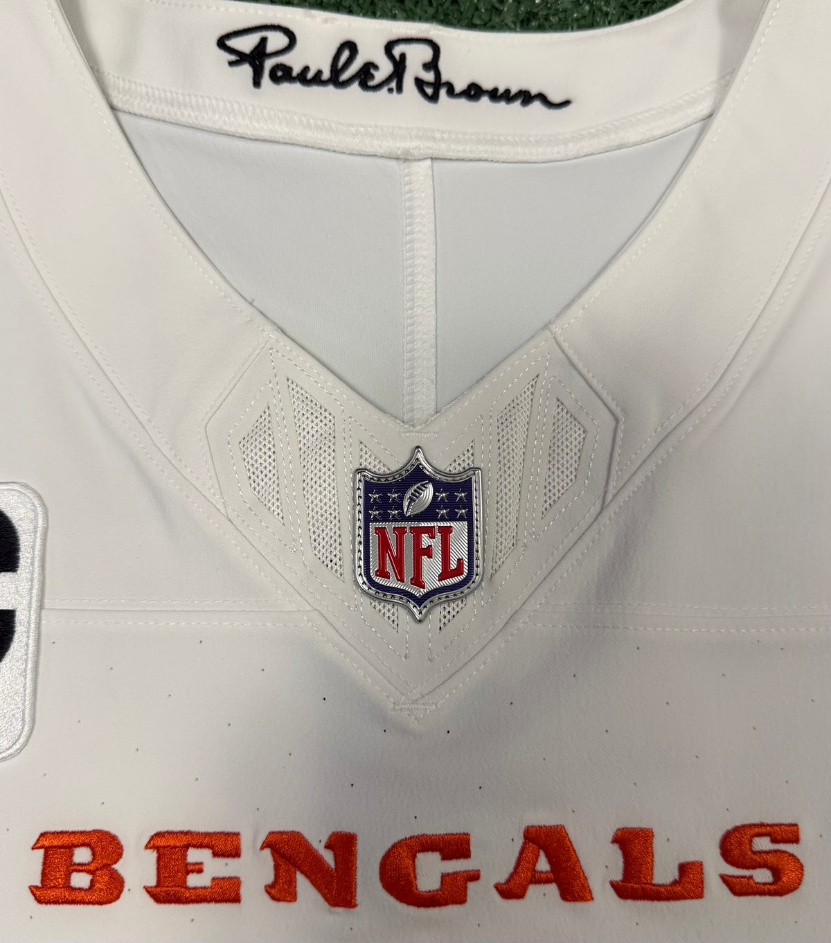 Ja'Marr Chase Cincinnati Bengals Jersey #1 Nike Vapor Fuse Elite White Size 48 (XL) NFL
