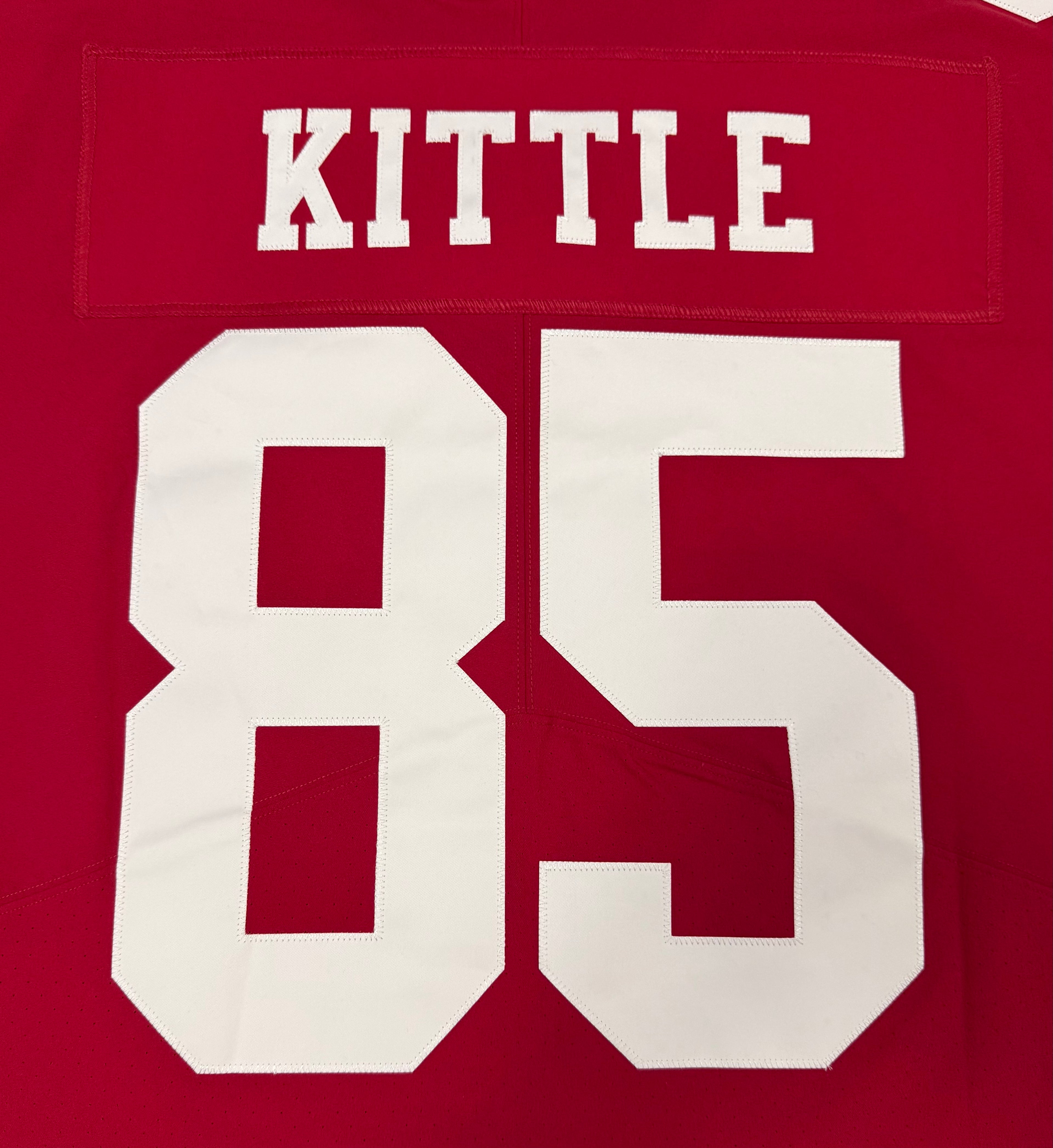 George Kittle San Francisco 49ers  Jersey #85 Nike Vapor Elite Red Size 48 (XL) NFL