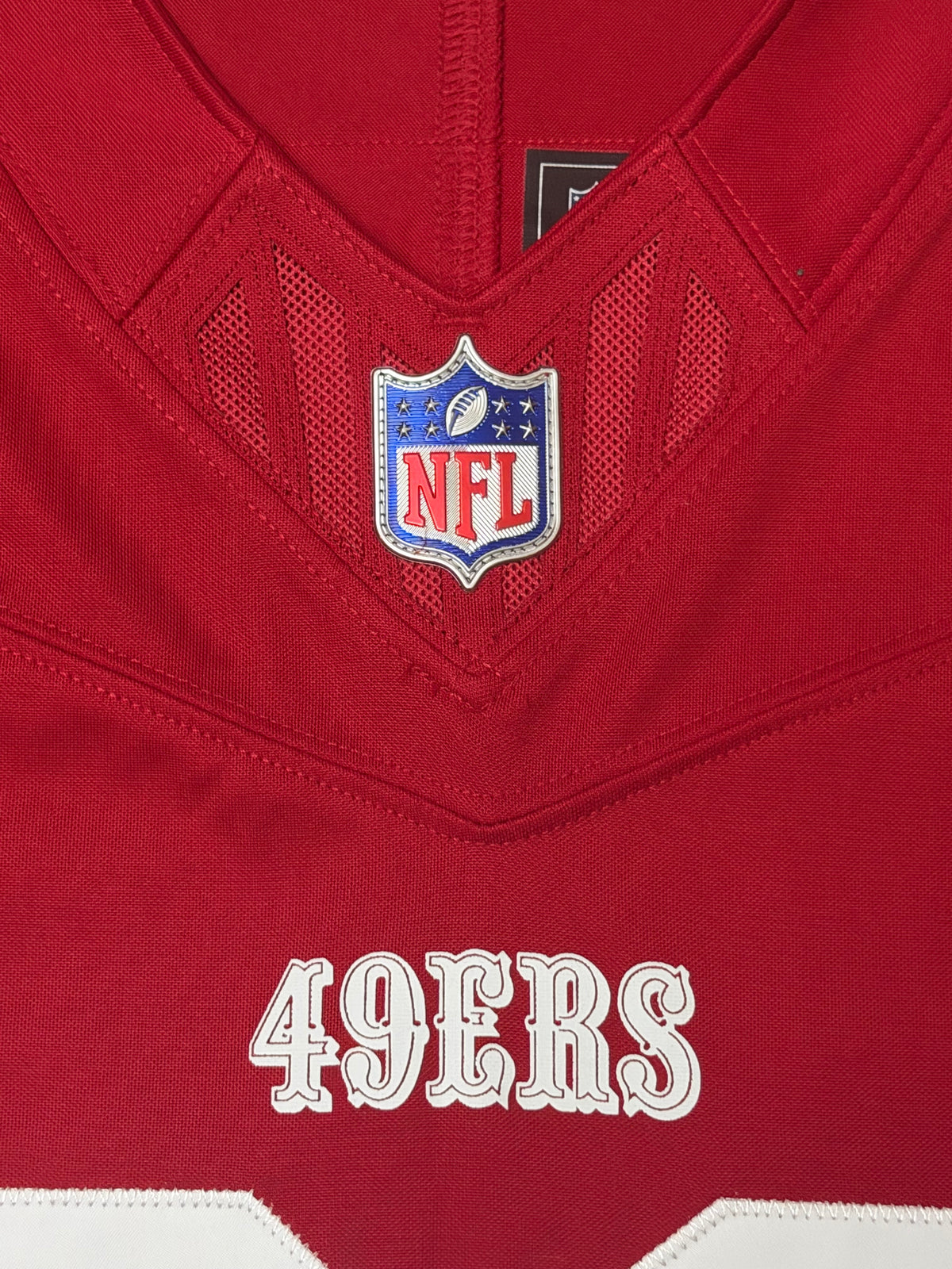 Christian McCaffrey San Francisco 49ers Jersey #23 Nike Vapor Fuse Limited Stitched Red Size (Medium) NFL