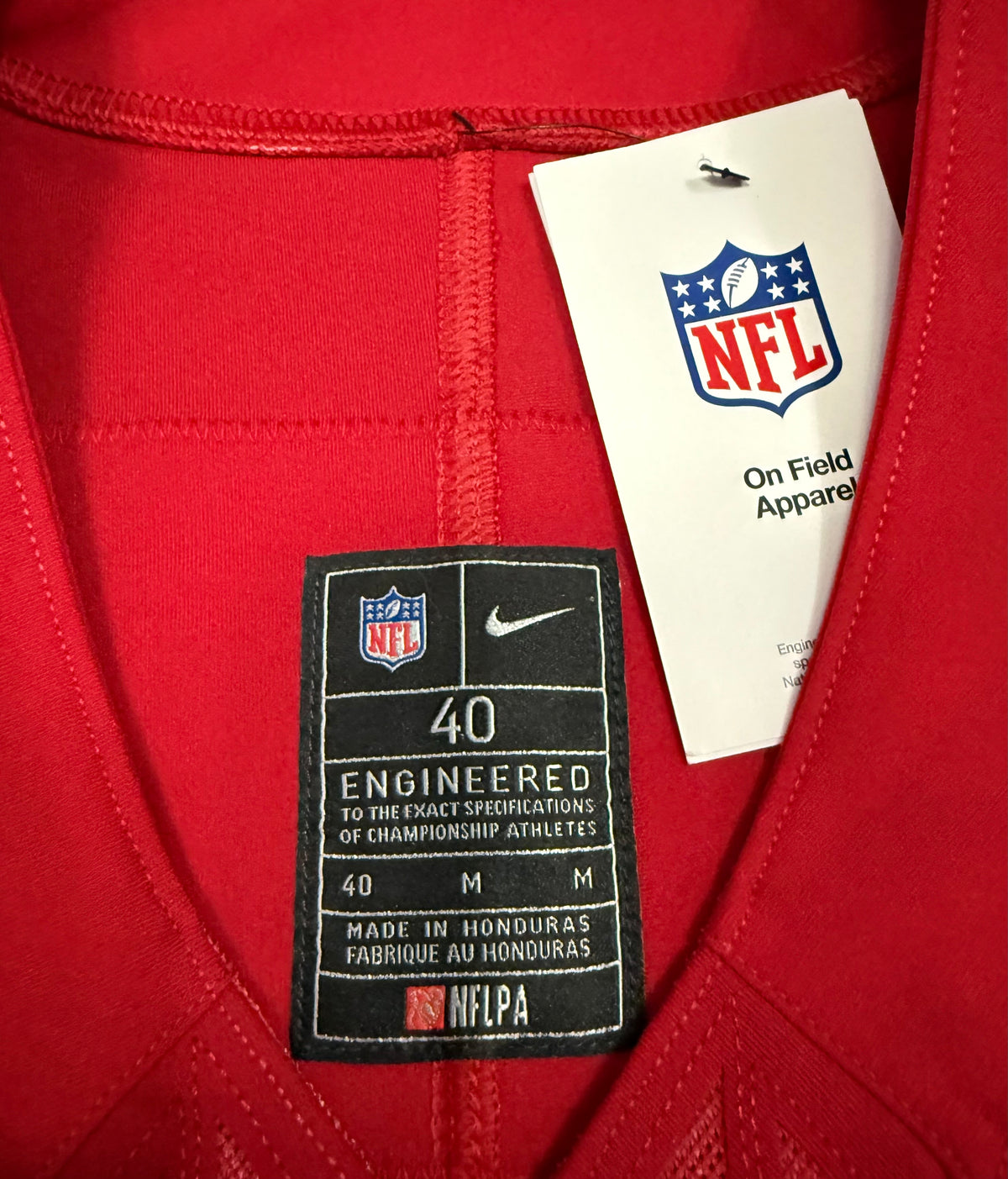 Brock Purdy San Francisco 49ers Jersey #13 Nike Vapor FUSE Elite Red Size 40 (Medium) NFL