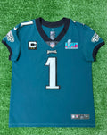 Jalen Hurts Philadelphia Eagles Jersey #1 Nike Vapor Elite Green size 44 (Large) NFL