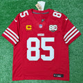George Kittle San Francisco 49ers Jersey #85 Nike Vapor Fuse Limited Stitched Red Size (Large) NFL