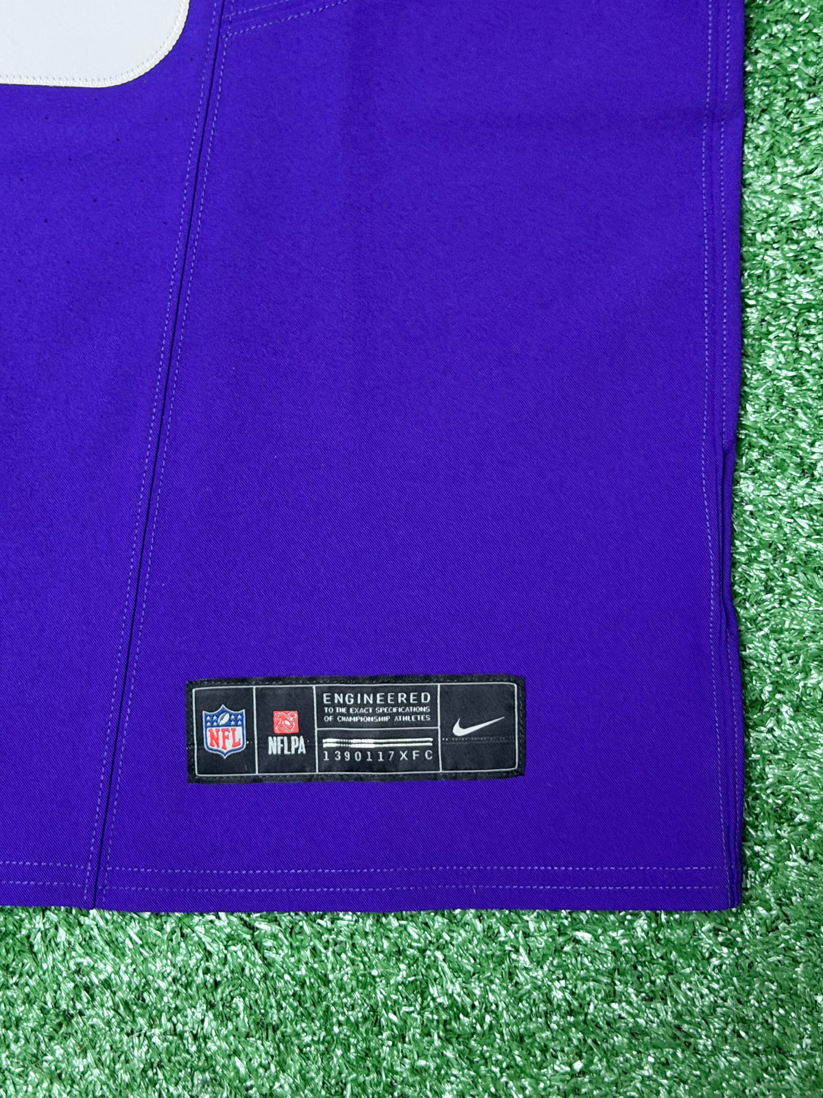 Justin Jefferson Minnesota Vikings Jersey #18 Nike Vapor FUSE Elite Purple Size 44 (Large) NFL