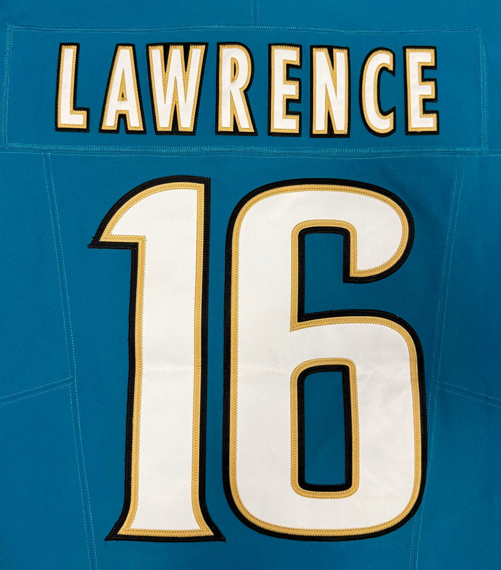 Trevor Lawrence Jacksonville Jaguars Jersey #16 Nike Vapor Fuse Elite Teal Size 48 (XL) NFL
