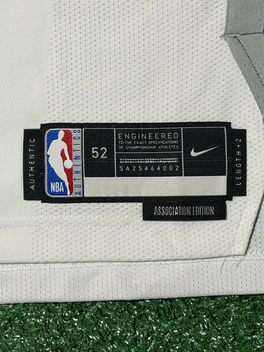 Victor Wembanyama San Antonio Spurs Jersey #1 Nike ADV Authentic White Size 52 (XL) NBA